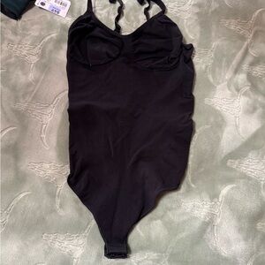 Black shape wear Bodysuit